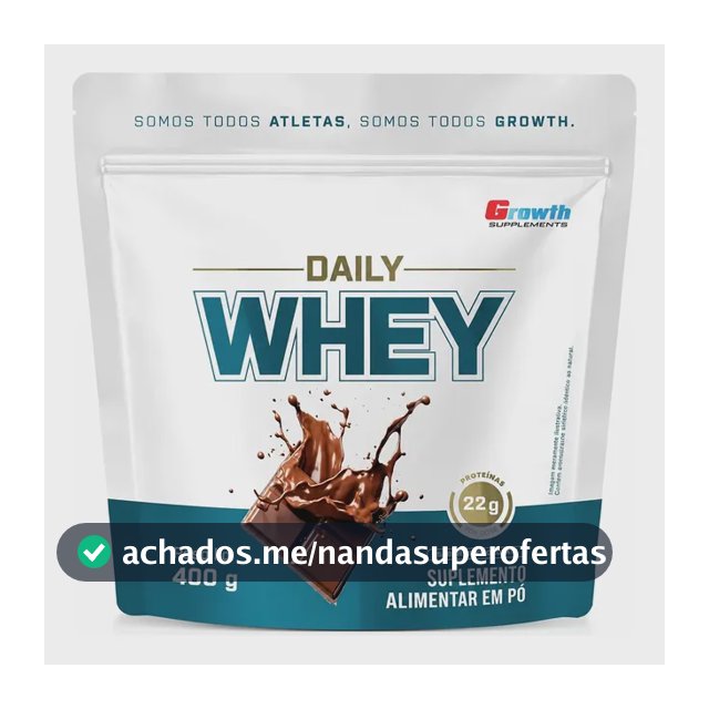 Daily Whey Protein 400g Growth Supplements Chocolate