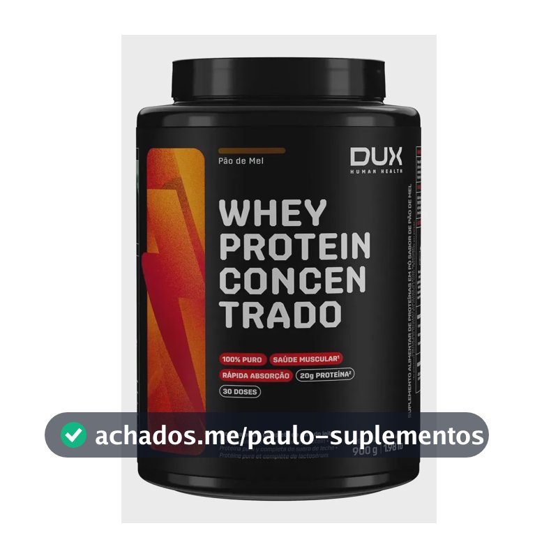 Whey Protein Concentrado Dux Company Pó 900g
