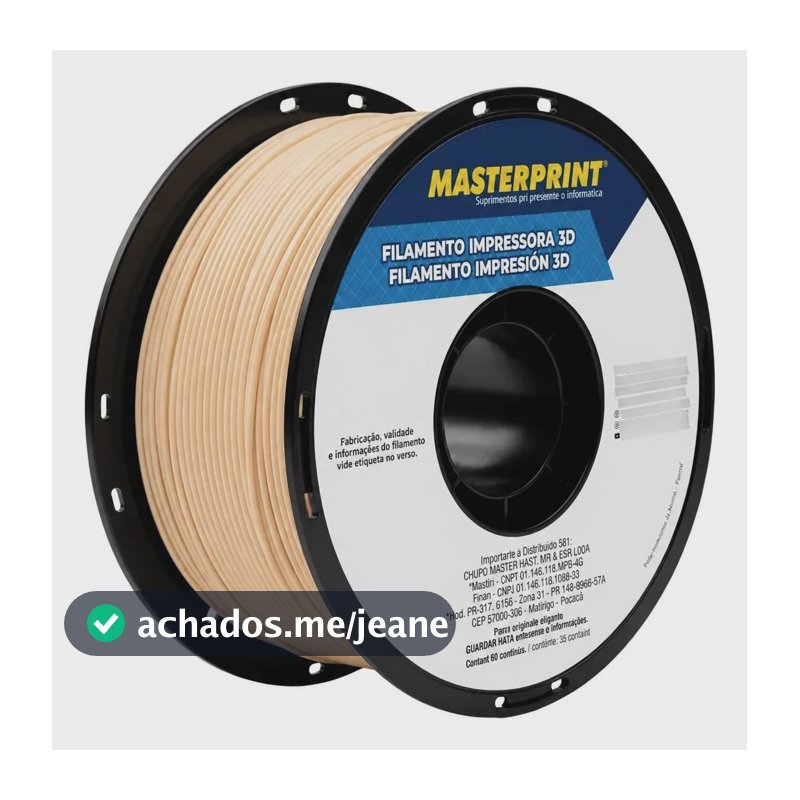 Filamento Impressora 3d Petg 1,75mm 1kg Resistente Skin Bege Piel-bege