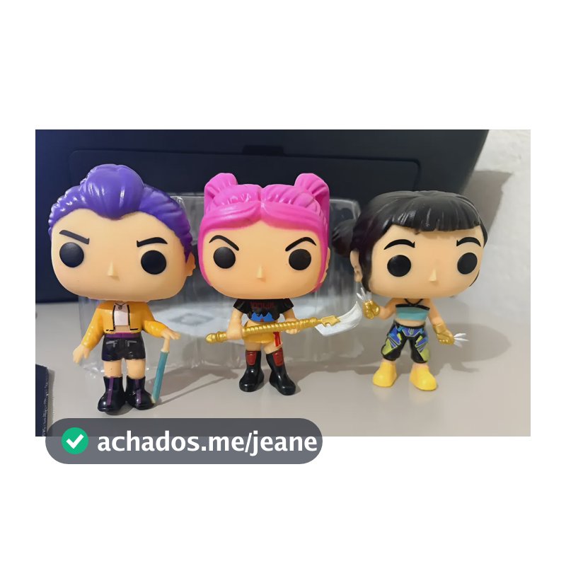 Kit 3 Mini Guerreiras Do Kpop Funko Pop Mira Zoey Rumi Kpop