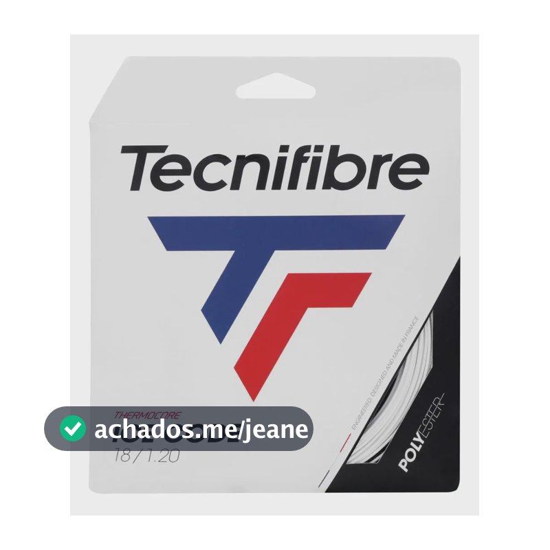 Corda Tênis Tecnifibre Ice Code 1.20mm 04gic120xw 1.2 Mm Branco