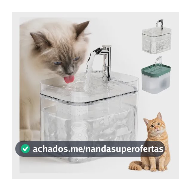 Bebedouro Água Para Gatos E Cães 1,5l-anti-cálculo-portátil 5 Transparente