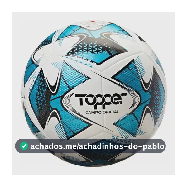 Bola De Futebol Para Campo 22 I Composição Em Pvc Topper Branco/preto
