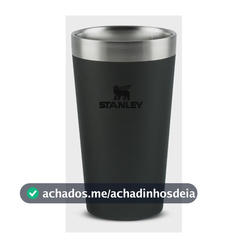 Copo Térmico para Cerveja Stanley Pint Adventure Black 2.0 354ml