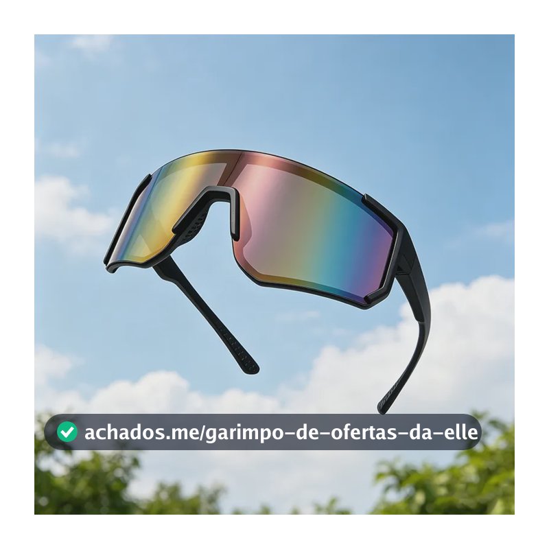 Óculos De Sol Esportivouv400 Espelhado Para Corrida Ciclismo Violeta Preto
