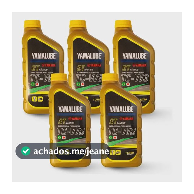 Óleo 2 Tempos Yamalube - 1 L - Kit 5 Unid