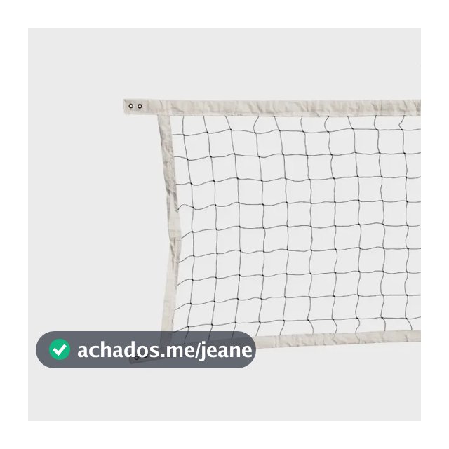 Rede Volei Oficial 9,5m 4 Faixas 100% Algodão Pro Fio Nylon Azzure