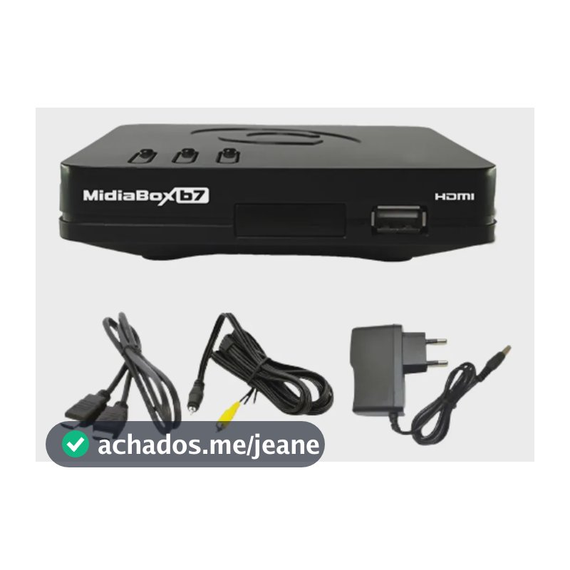 Receptor Midiabox B7 Century MidiaBox B7 Hdtv Sat Regional