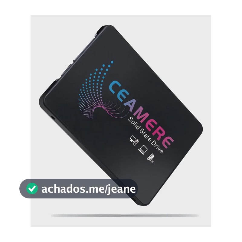 SSD Interno CeaMere 120GB Preto SATA III P/Notebook e Desktop