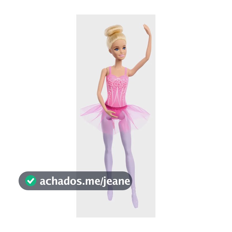 Boneca Barbie Professions, de cabelo loiro, dançarina de balé