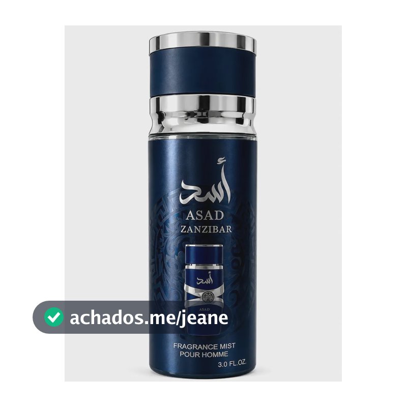 Body Splash Árabe Blue Perfume Corporal Alta Fixação Spray Fragrância Oriental Refrescante Uso Diário