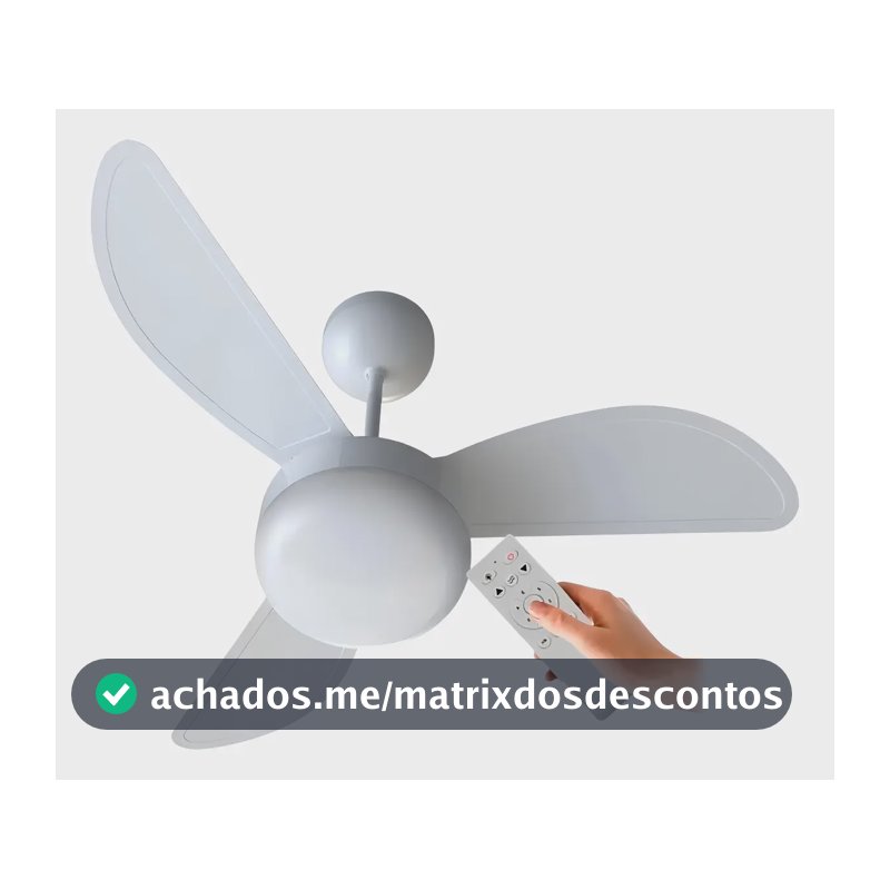Ventilador De Teto C/ Controle 6 Vel. Fenix Ventisol