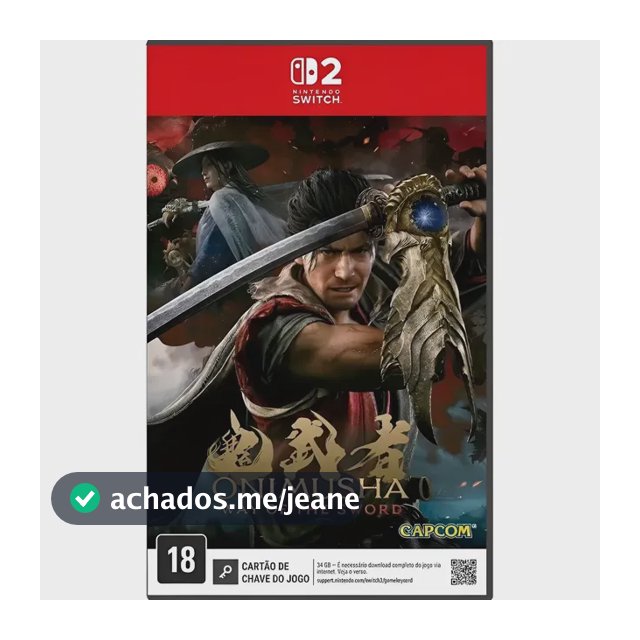 Jogo Onimusha Way Of The Sword Switch 2 Br