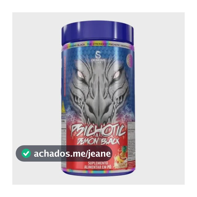 Pre Treino Psichotic Demon Fruit Punch 300g - Demons Lab Suco De Frutas