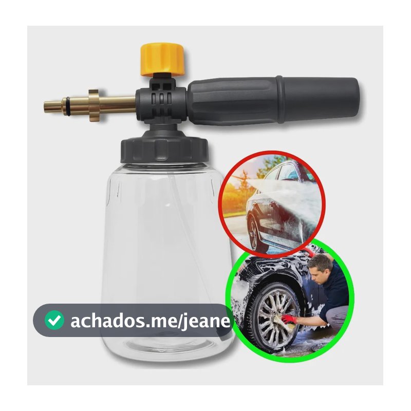 Snow Foam Manual Canhão De Espuma 1 Litro Para Lavadoras Incolor