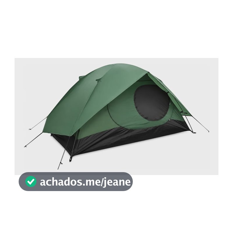 Barraca Takoma 2 Pessoas Nautika Impermeável 2000mm Camping  Verde