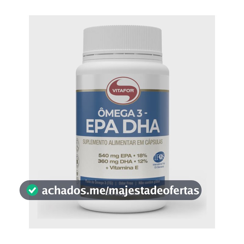 Suplemento Ômega 3 Epa Dha 60 Cápsulas Vitafor