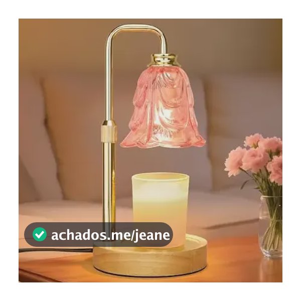 Aquecedor De Velas Ajustável Dg Presente Para Casa Rosa-j