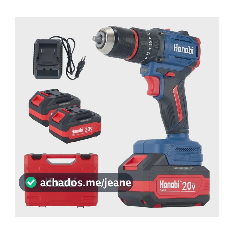 Furadeira Impacto Hanabi Parafusadeira Profissiona 70nm 13mm 127/220v 60hz