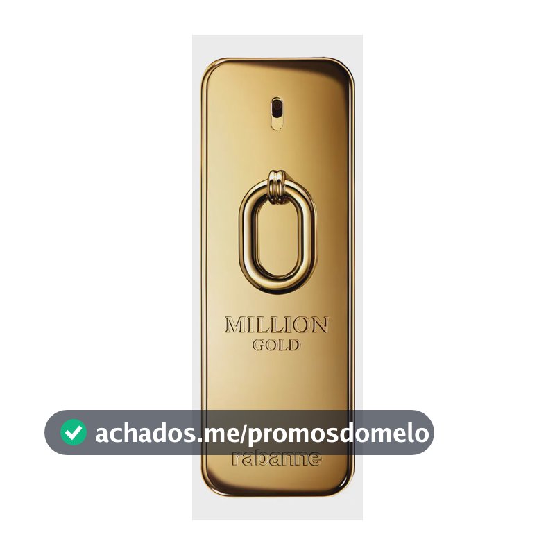 Perfume Rabanne Million Gold Eau de Parfum Intense 100 ml Masculino - Amadeirado Apimentado - perfume importado elegante e ousado