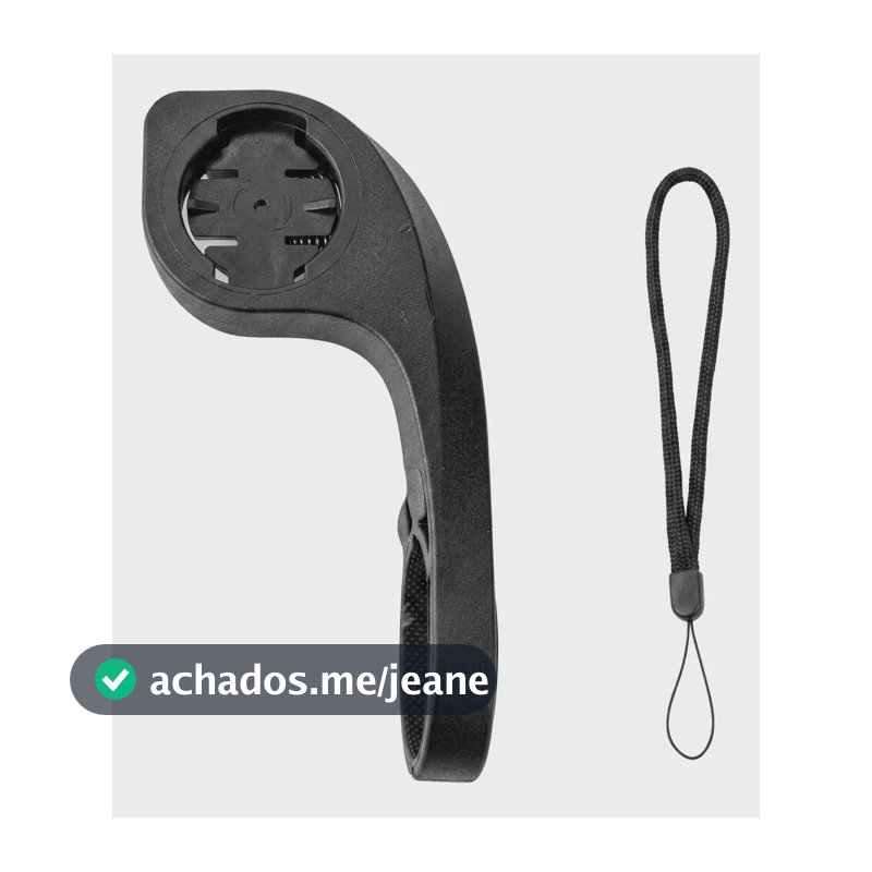 Suporte Bike Gps E Cordinha Garmin Igpsport Xoss Mtb Speed Preto