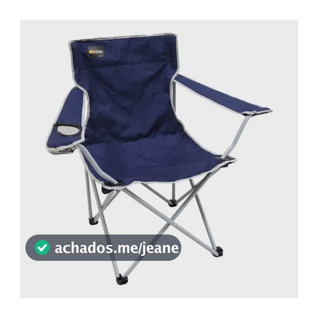 Cadeira Camping Alvorada Dobravel Azul - Nautika