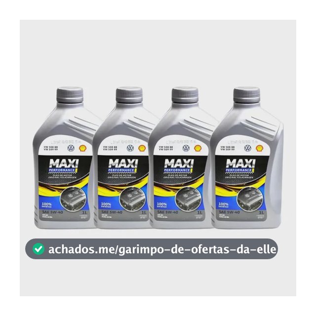 Óleo 5w40 508 509 Maxi Performance 100% Sintético 4 Litros