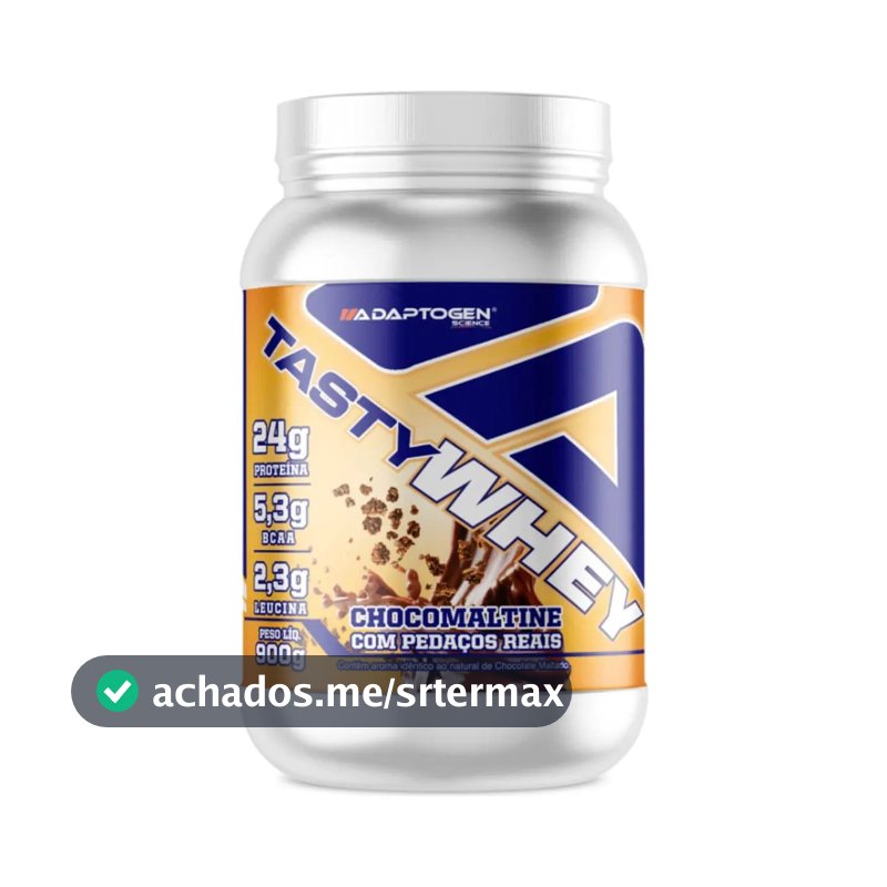 Proteina Para Ectomorfo Tasty Whey Sabor Chocomaltine 900g Sabor Choco Maltine