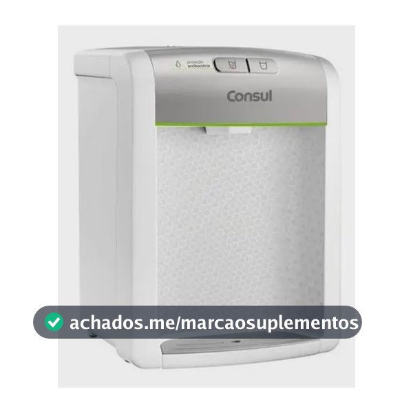 Purificador De Água Consul refrigerado Natural E Gelada com proteção antibactérias Bivolt Consul Branco - CPB34ASVNA
