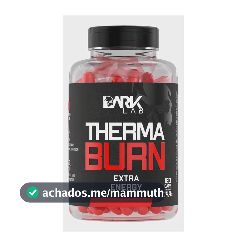 Termogênico Therma Burn 210mg De Cafeína 120 Caps Dark Lab Sabor Sem sabor