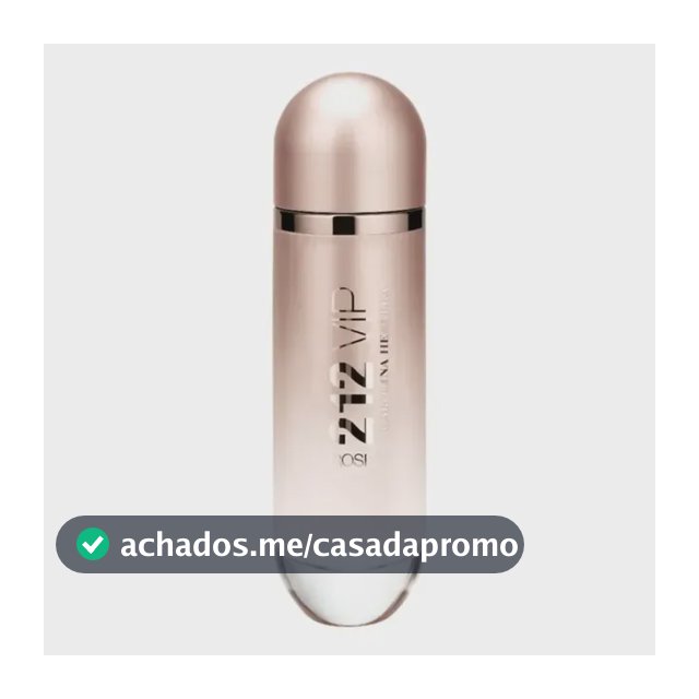 Perfume 212 VIP Rosé Carolina Herrera Eau de Parfum 125ml feminino