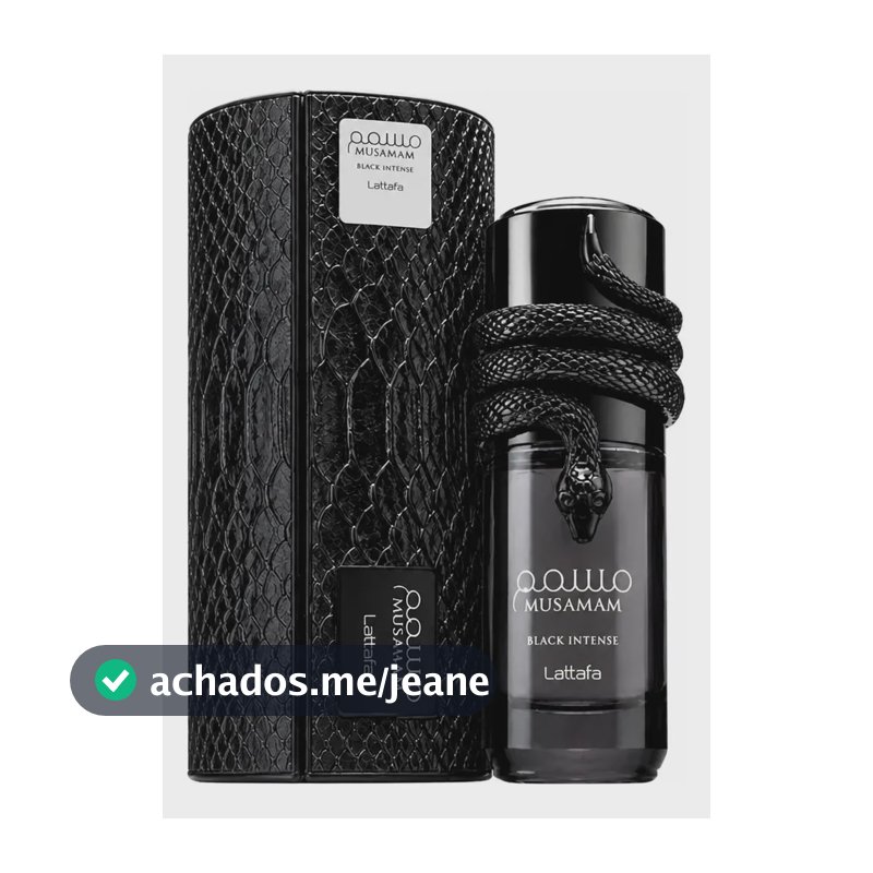 Perfume Musamam Black Intense Lattafa 100 Ml