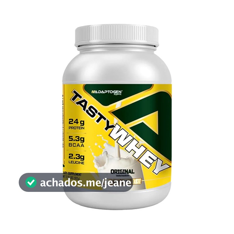 Proteína Adaptogen Science Tasty Whey Gourmet em pó Sem sabor x 900g