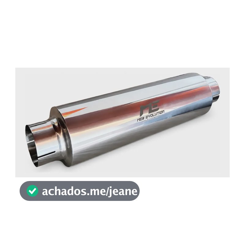 Abafador Intermediário Esportivo Inox 304 - 2  Polegadas