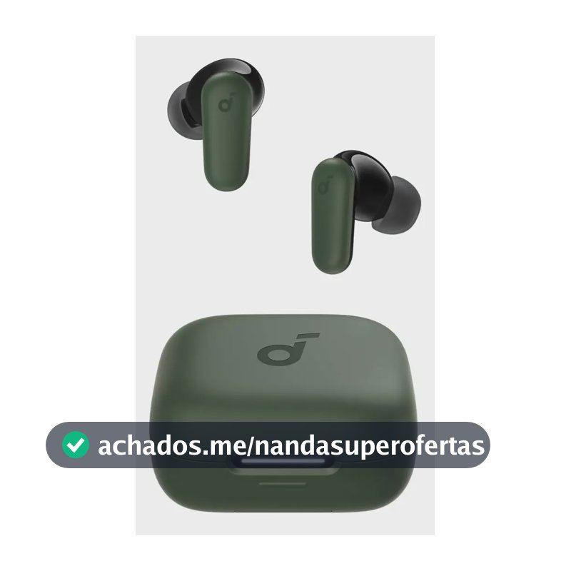 Fones de ouvido sem fio Soundcore P30i Bluetooth 5.4 Tws Green