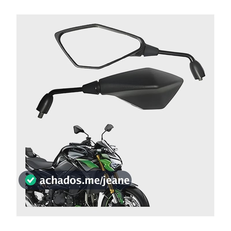 Retrovisor Esportivo Kawasaki Z400 Mini Par Honda Titan Cb