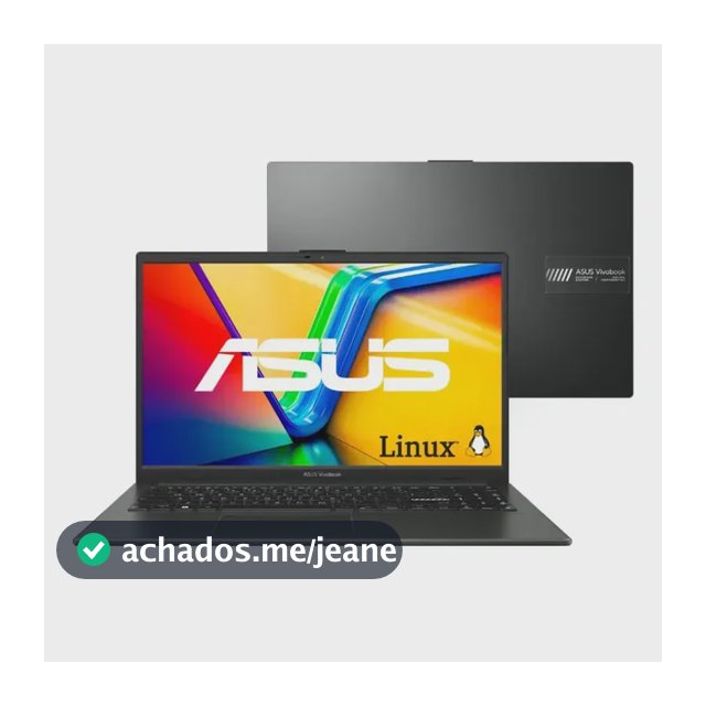 Notebook Asus Vivobook Go 15 Amd Ryzen 5 7520u 16gb 512ssd Mixed Black