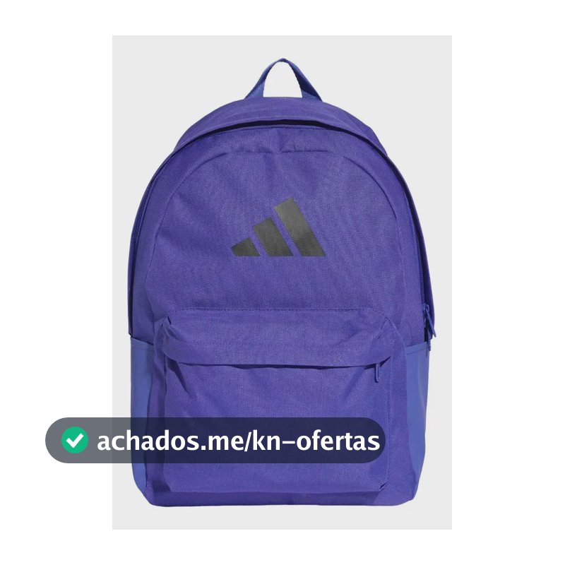 Mochila Classic 3 Bars Logo adidas Violeta-escuro Liso