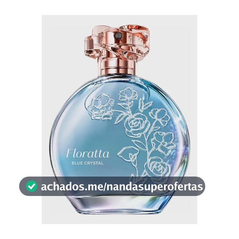 Perfume Floratta Blue Crystal 75ml O Boticário Lançamento