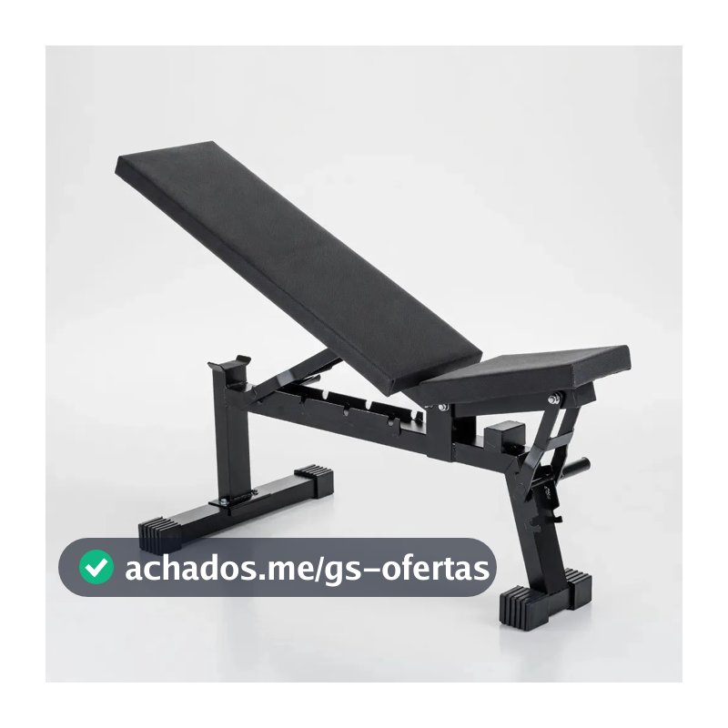Banco Musculação Para Academia Regulável 120cm 300kg Fortshape Equipamentos Fitness