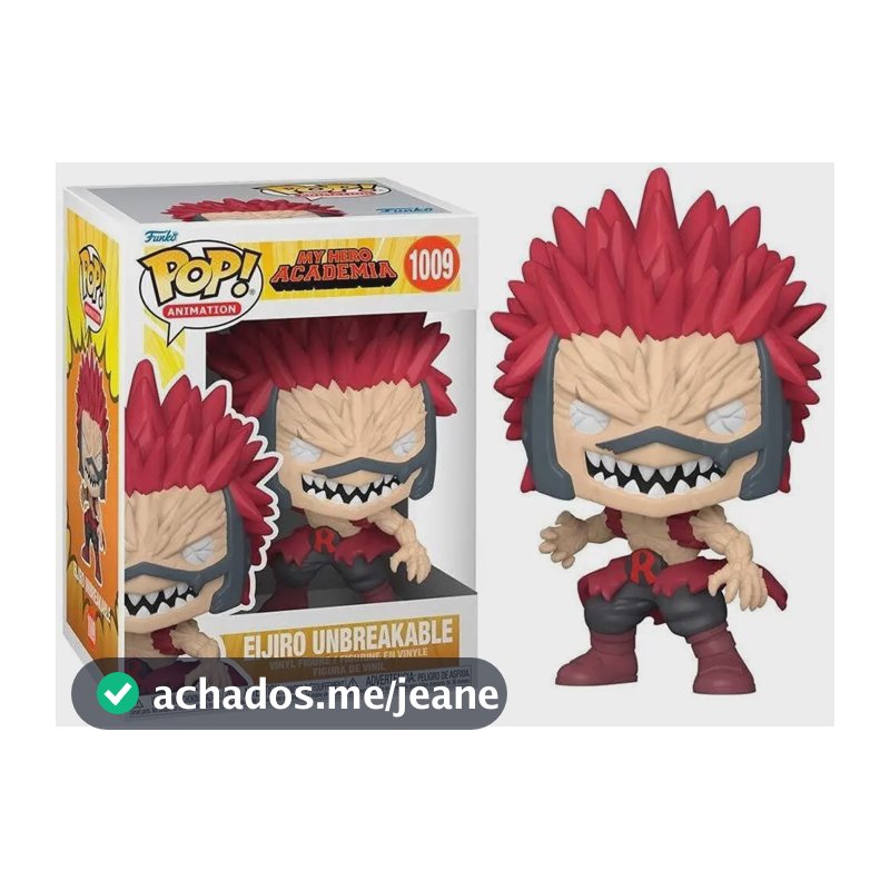 Boku No Hero Academia Boneco Pop Funko Eijiro Unbreakable