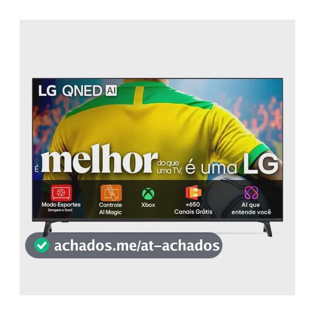 Smart TV 55" LG QNED73 4K WebOS AI Magic