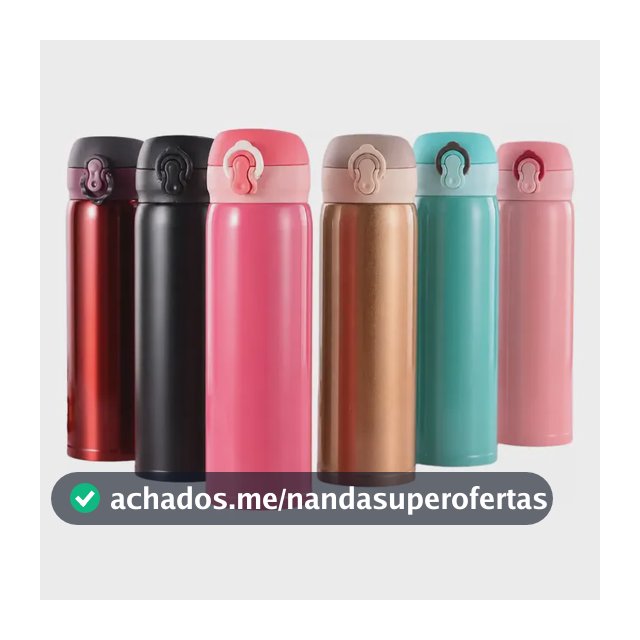 Garrafa Térmica Inox 500ml Personalizada Logo Nome Profissão