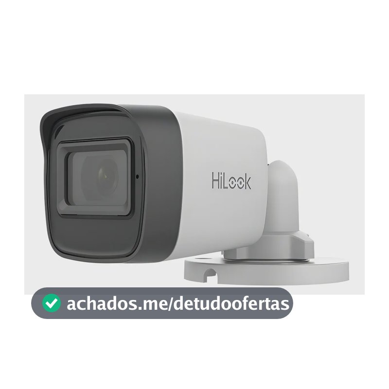Câmera Bullet 1080p 25m 2.8mm Thc-b120-pic Hilook Hikvision Branco