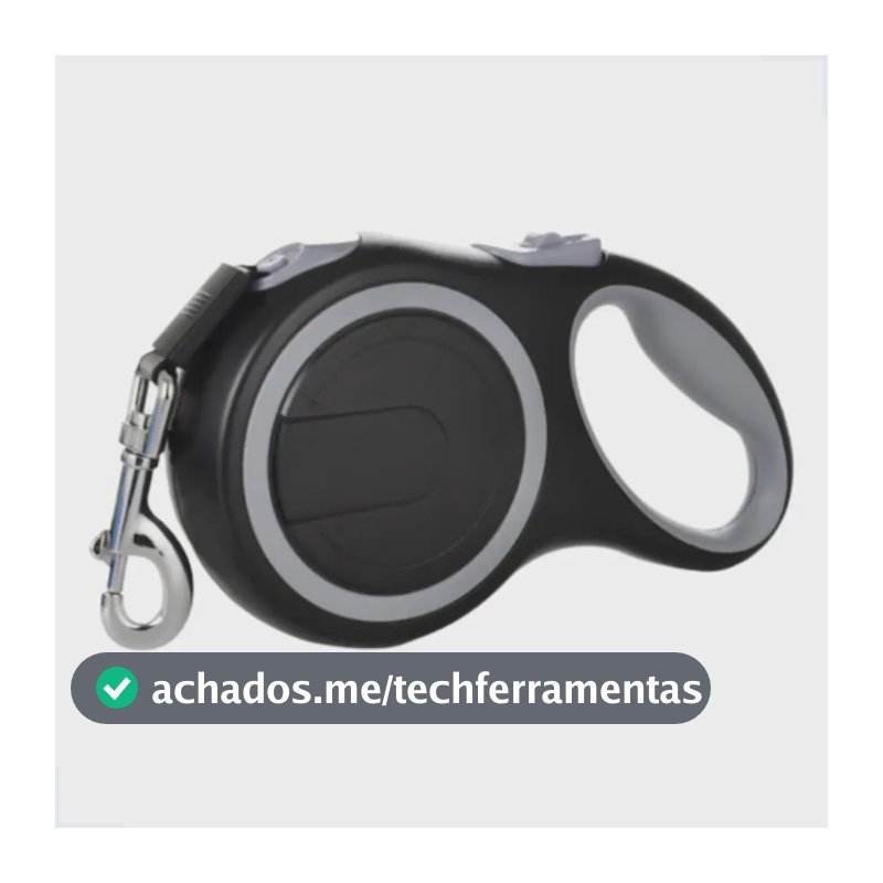 Guia Retrátil Coleira Pet Passeio P/ Cães 8 Metros Até 50kg