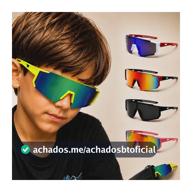 Oculos De Sol Infantil Ciclismo Criança Esport Corrida Uv400