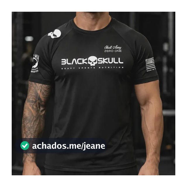 Camiseta Black Skull Dry Fit Soldado Bope Preta Original