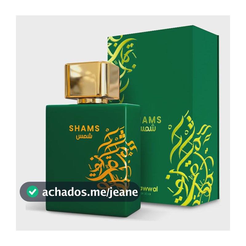 Perfume Árabe Mawwal Shams 100ml Eau De Parfum Masculino 100ml