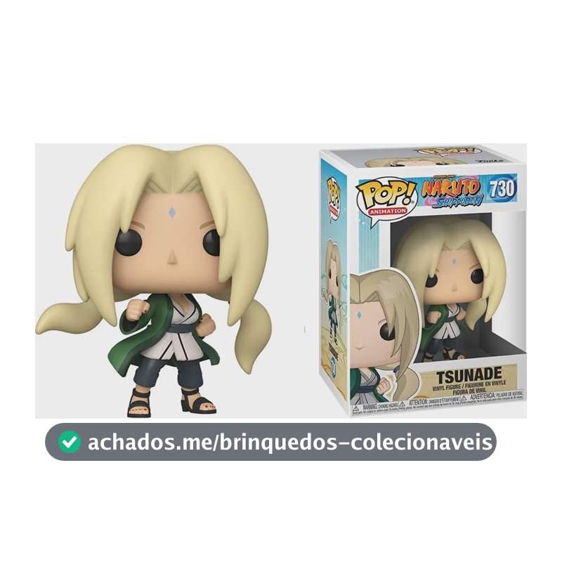 Naruto Shippunden Boneco Pop Funko Lady Tsunade #730