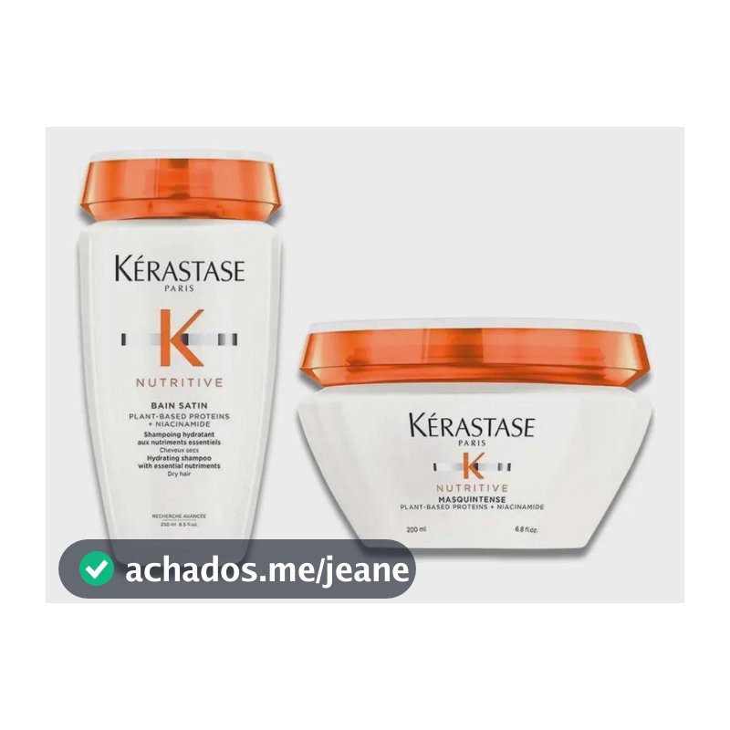Kit Kerastase Nutritive Bain Satin + Máscara Masquintense